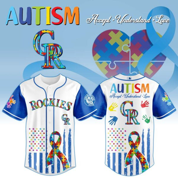 Colorado Rockies × Special Autism Awareness Month Limited Edition Jersey