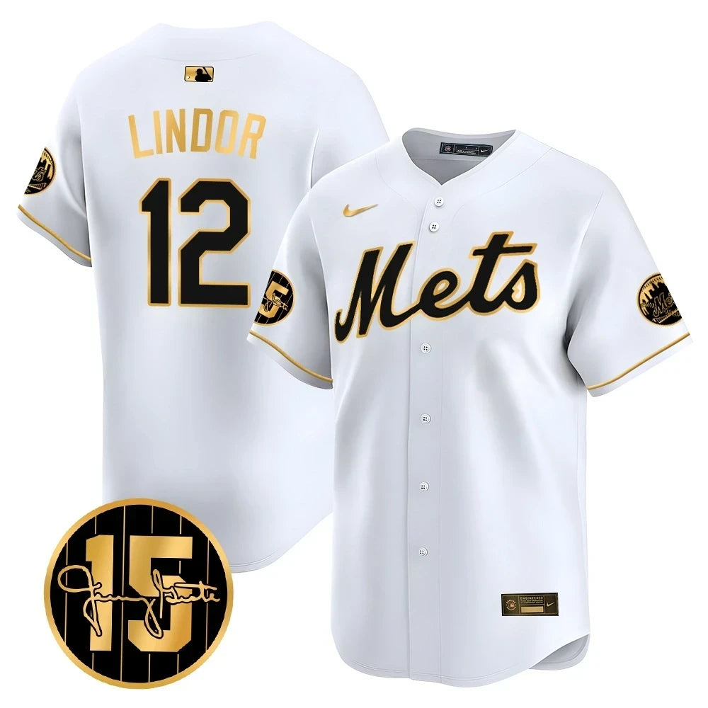 New York Mets Jerry Grote Patch Vapor Premier Limited V1 Jersey � All Stitched