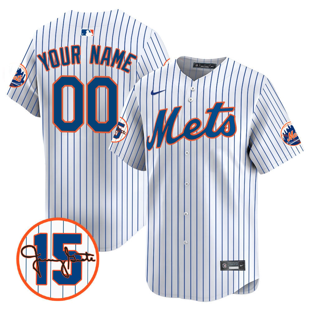 Custom New York Mets Jerry Grote Patch Vapor Premier Limited V1 Jersey � All Stitched