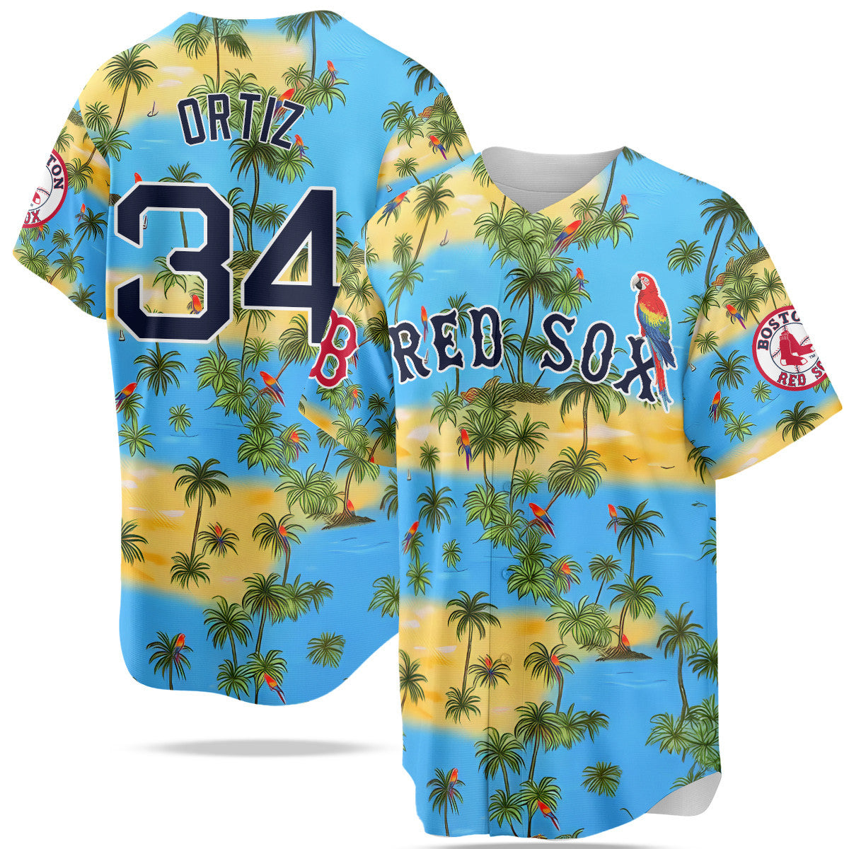 Custom Boston Red Sox Summer 2025 Jersey - Stitched