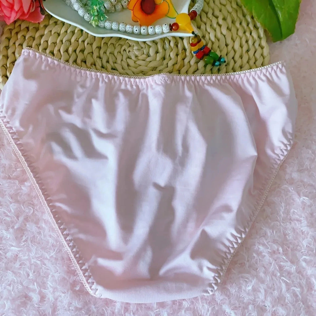 Men’s Lace Briefs – Pink Bowtie Lingerie Underwear for Dance, Performance, Party, or Private Wear