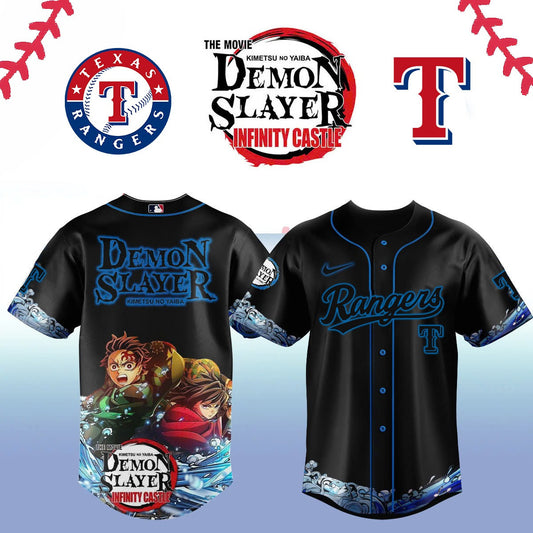 Texas Rangers _ Limited Edition Demon Slayer Jersey 2025