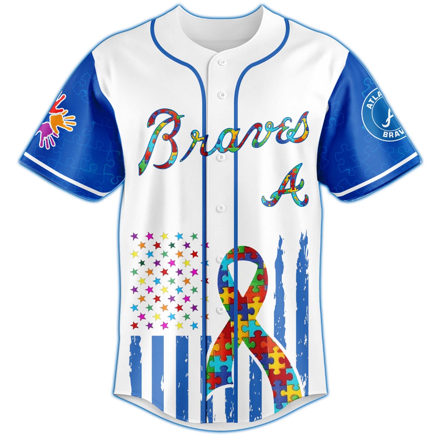 Atlanta Braves × Special Autism Awareness Month Limited Edition Jersey