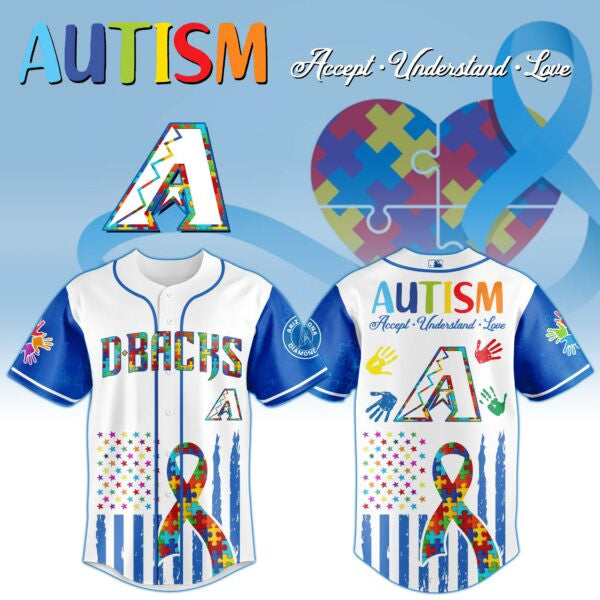 Arizona Diamondbacks × Special Autism Awareness Month Limited Edition Jersey