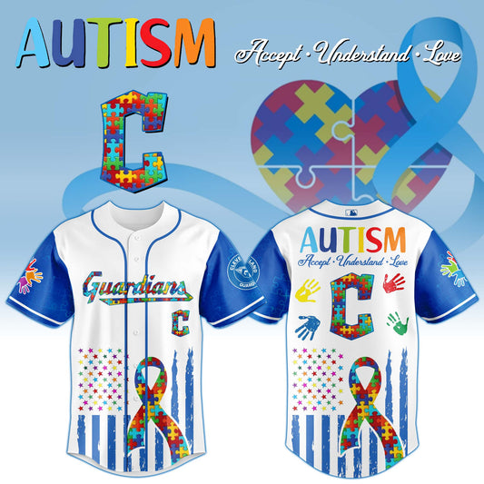 Cleveland Guardians × Special Autism Awareness Month Limited Edition Jersey