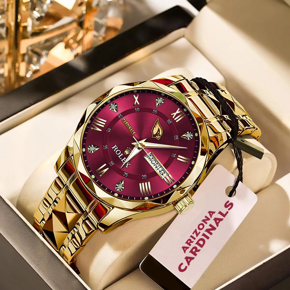 Arizona Cardinals x Rolex Alloy Luxury Quartz Watch