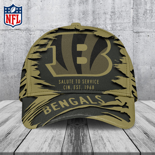 Cincinnati Bengals 2025 Salute to Service Classic Cap
