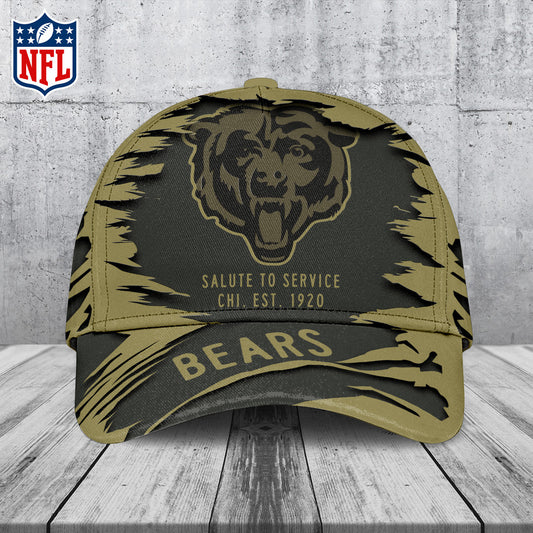 Chicago Bears 2025 Salute to Service Classic Cap