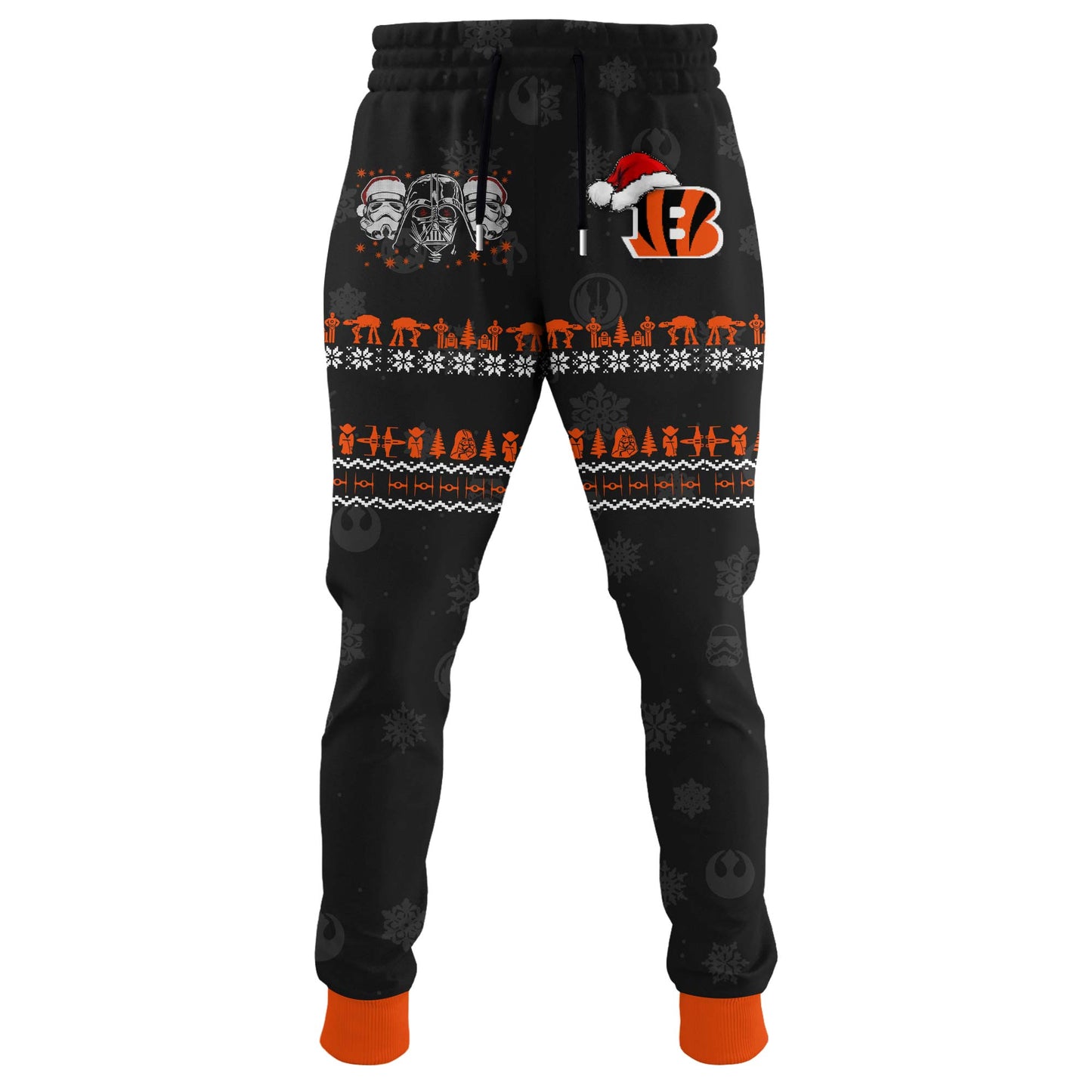 Unisex Bengals Merry Christmas The Force Edition Hoodie