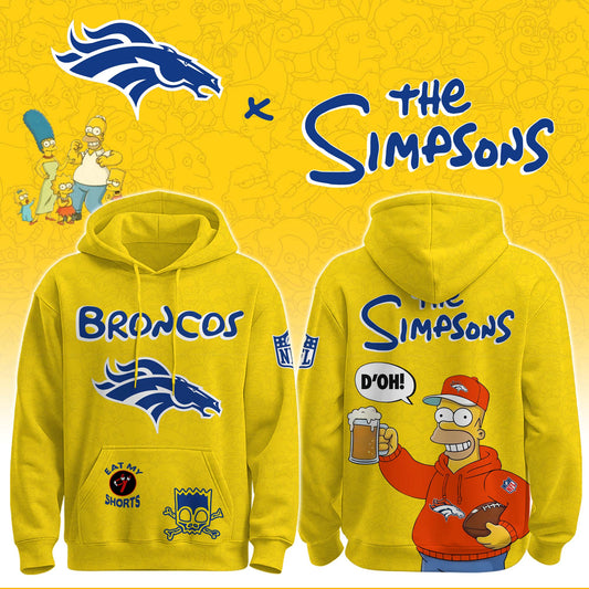 Broncos x The Simpsons Crossover Hoodie