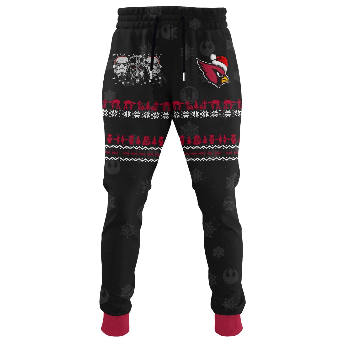 Unisex Cardinals Merry Christmas The Force Edition Hoodie