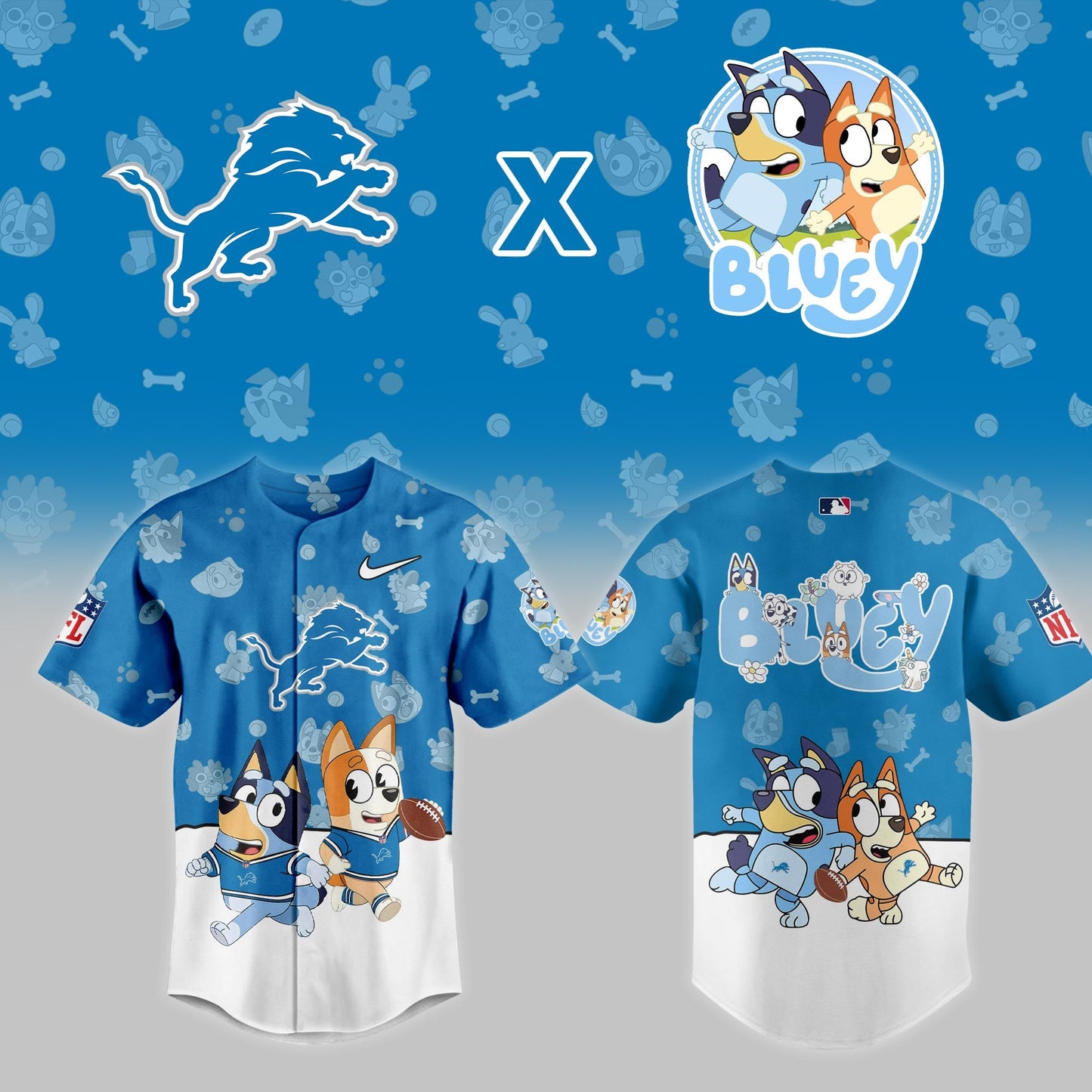 D.Lions x Bluey Night Limited Jersey