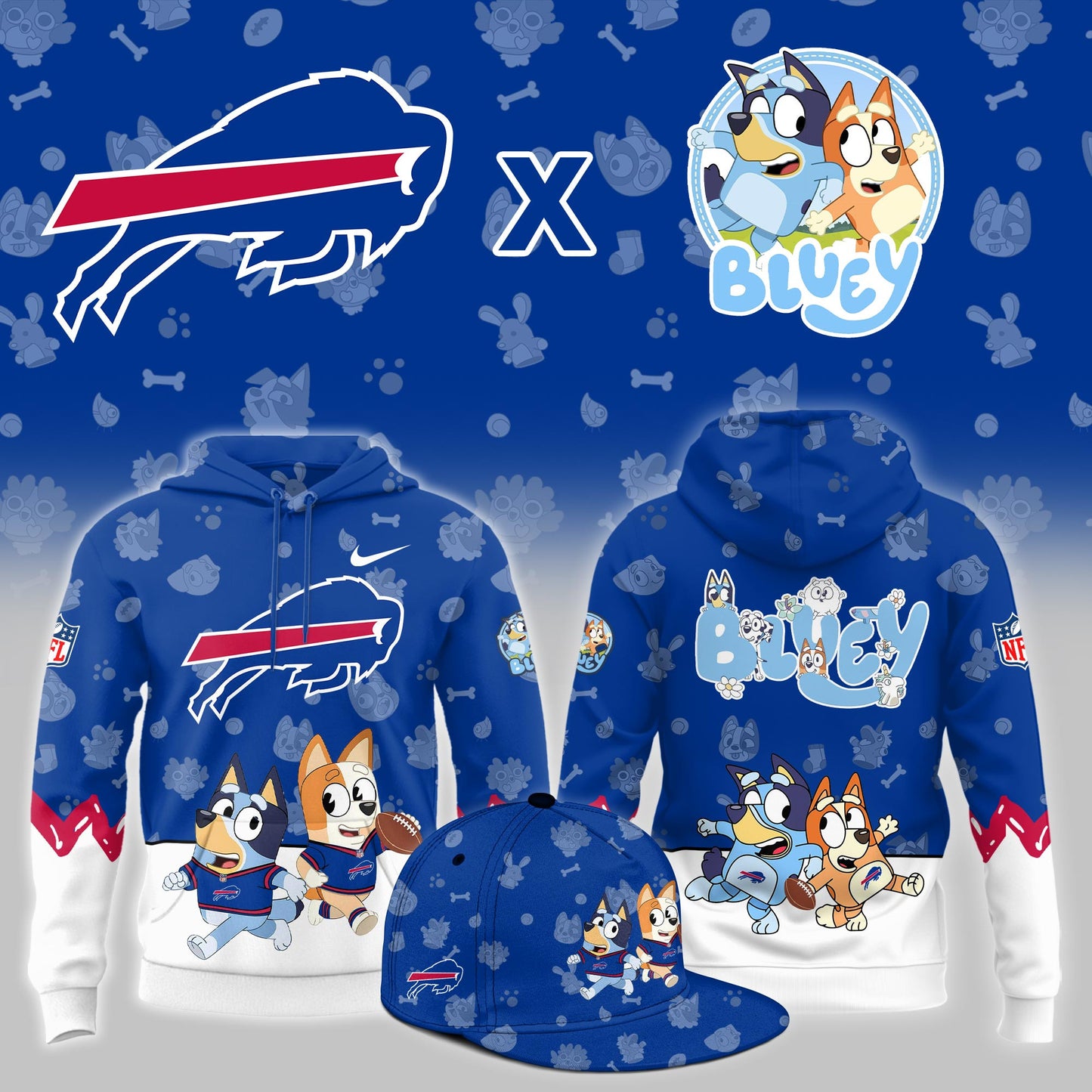 B.Bills x Bluey Night Limited Hoodie